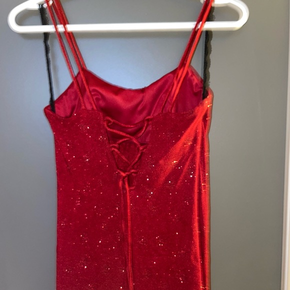 Red Sparkle Gown - Picture 7 of 7